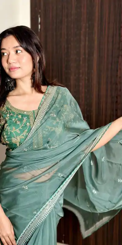 AC MAGIC CIRCLE Blue Color Pure Soft Organza Embroidery Zari Saree Casual, Wedding, Festive, Events Expected Delivery 4-6 Working Days @2099/- | Bollywood Sarees, Creative Sarees, Designer Sarees, Embroidered Sarees, Ethnic Saree, Modern Digital sarees, Party Wear Sarees, Sarees