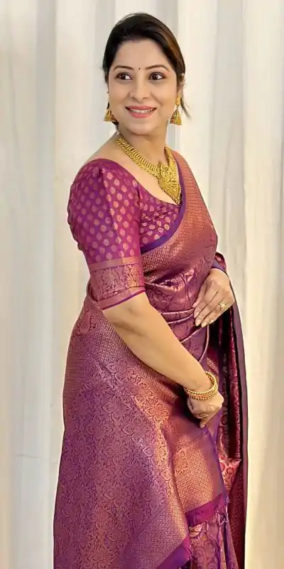 GK Kubera Purple Color Soft Silk Beautiful Rich Pallu All Over Saree Events Casual Wedding Festive . Expected Delivery 4-6 Working Days @1699/- | Bollywood Sarees, Creative Sarees, Designer Sarees, Embroidered Sarees, Ethnic Saree, Modern Digital sarees, Party Wear Sarees, Sarees
