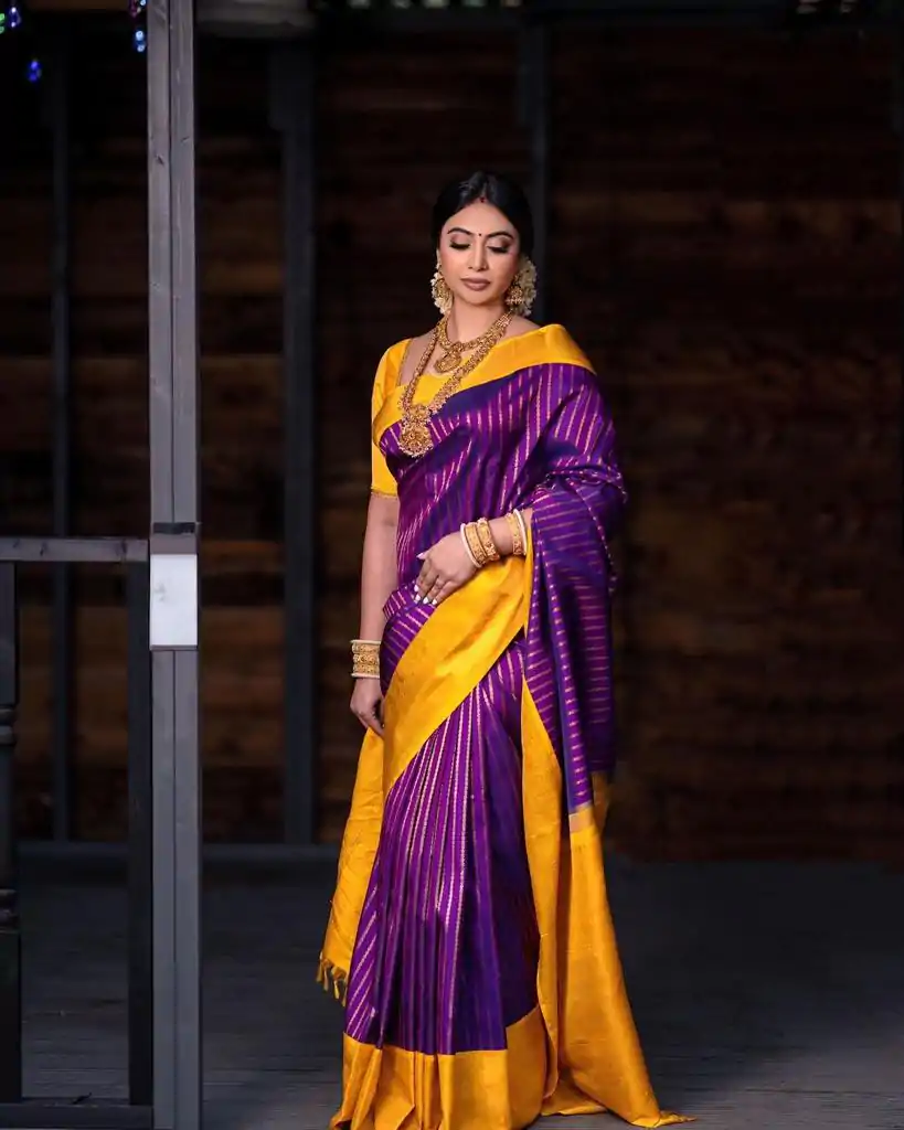 DDF POOJA Rebecca Purple Color Soft Lichi Silk Ordinary Design Rich Pallu Saree Casual, Party Wear, Events, Festivals Expected Delivery 4-6 Working @1499 | Bollywood Sarees, Creative Sarees, Designer Sarees, Embroidered Sarees, Ethnic Saree, Party Wear Sarees, Sarees