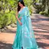 DF Burberry Sea Green Color Burberry Silk Diamond Sequins Saree Casual, Party Wear, Wedding, Events Etc Delivery Expected.4-6 Working Days 1899/- | Bollywood Sarees, Creative Sarees, Designer Sarees, Embroidered Sarees, Ethnic Saree, Party Wear Sarees, Sarees