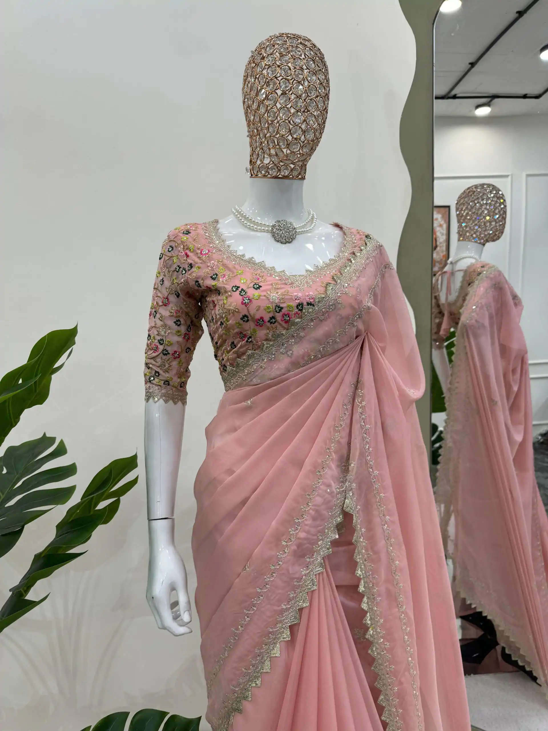 KD 497 Peach Color Tabby Silk Thread Sequence Salwar Suit Casual, Party, Wedding, Festive, Events Etc.  Expected Delivery 4-6 Working Days @2049/- | Casual Suits, Creative suits, Designer Suits, Palazzo Suits, Party Wear Suits, Patiala Suits, Salwar suit, Straight Suits