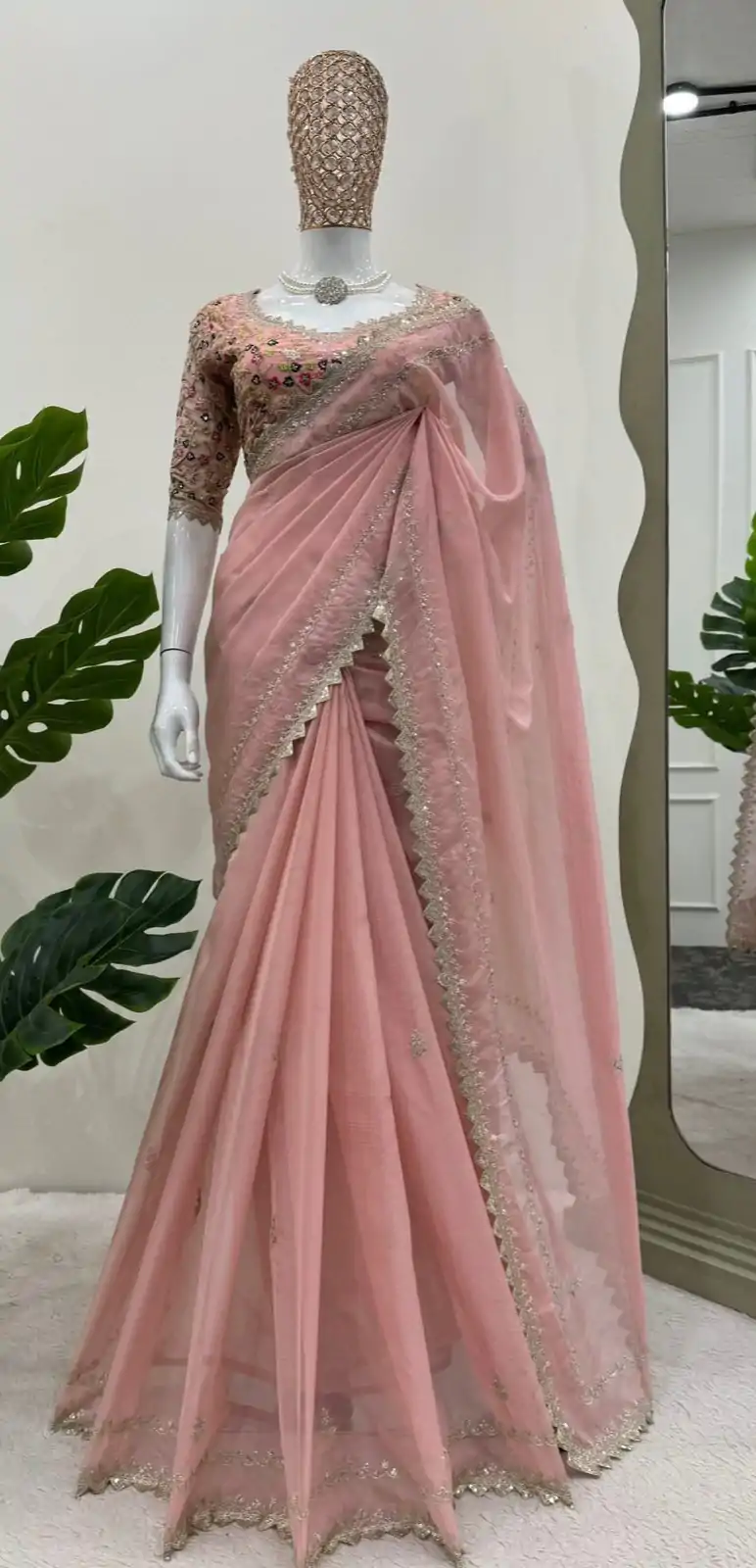 KD 497 Peach Color Tabby Silk Thread Sequence Salwar Suit Casual, Party, Wedding, Festive, Events Etc.  Expected Delivery 4-6 Working Days @2049/- | Casual Suits, Creative suits, Designer Suits, Palazzo Suits, Party Wear Suits, Patiala Suits, Salwar suit, Straight Suits