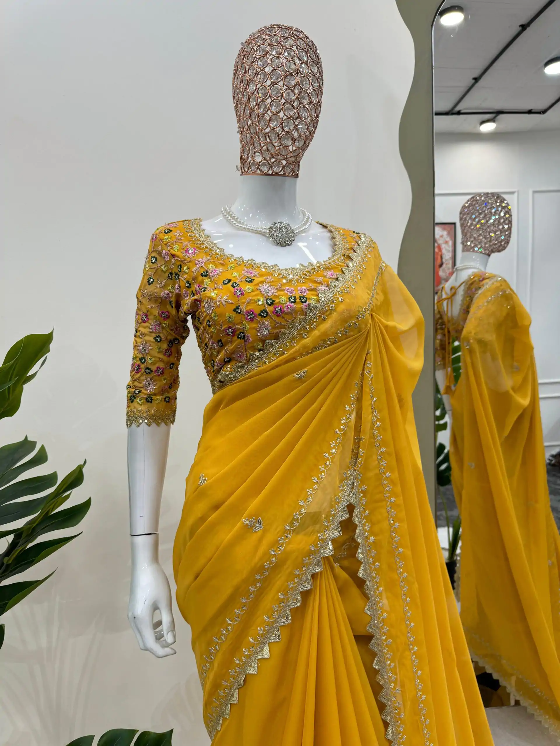 KD 497 Yellow Color Tabby Silk Thread Sequence Salwar Suit Casual, Party, Wedding, Festive, Events Etc.  Expected Delivery 4-6 Working Days @2049/- | Casual Suits, Creative suits, Designer Suits, Palazzo Suits, Party Wear Suits, Patiala Suits, Salwar suit, Straight Suits