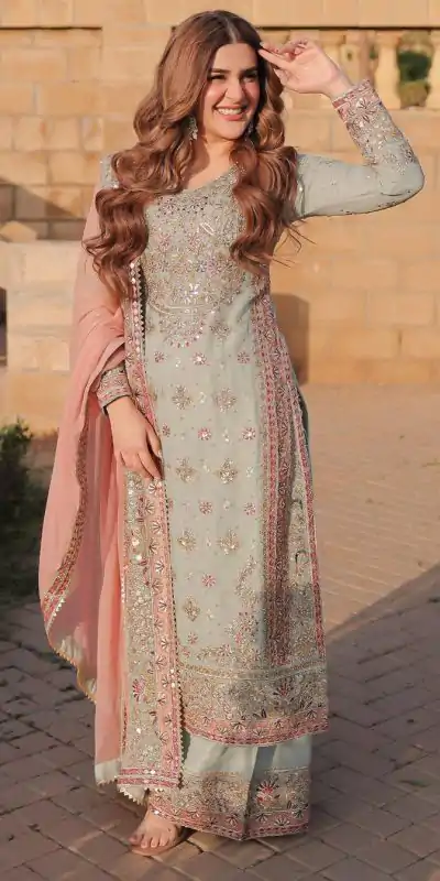 SRK 5176 Blue Color Georgette Embroidery Sequence Salwar Suit Wedding, Party, Festive, Events Expected Delivery 4-6 Working Days @ 1999/- | Jump Suits, Casual Suits, Creative suits, Designer Suits, Palazzo Suits, Party Wear Suits, Patiala Suits, Salwar suit, Straight Suits