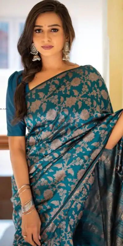 DDF RIYA Blue Color Soft Lichi Silk Ordinary Design Rich Pallu Saree Casual, Party Wear, Events, Festivals Expected Delivery 4-6 Working @1499 | Bollywood Sarees, Creative Sarees, Designer Sarees, Embroidered Sarees, Ethnic Saree, Party Wear Sarees, Sarees