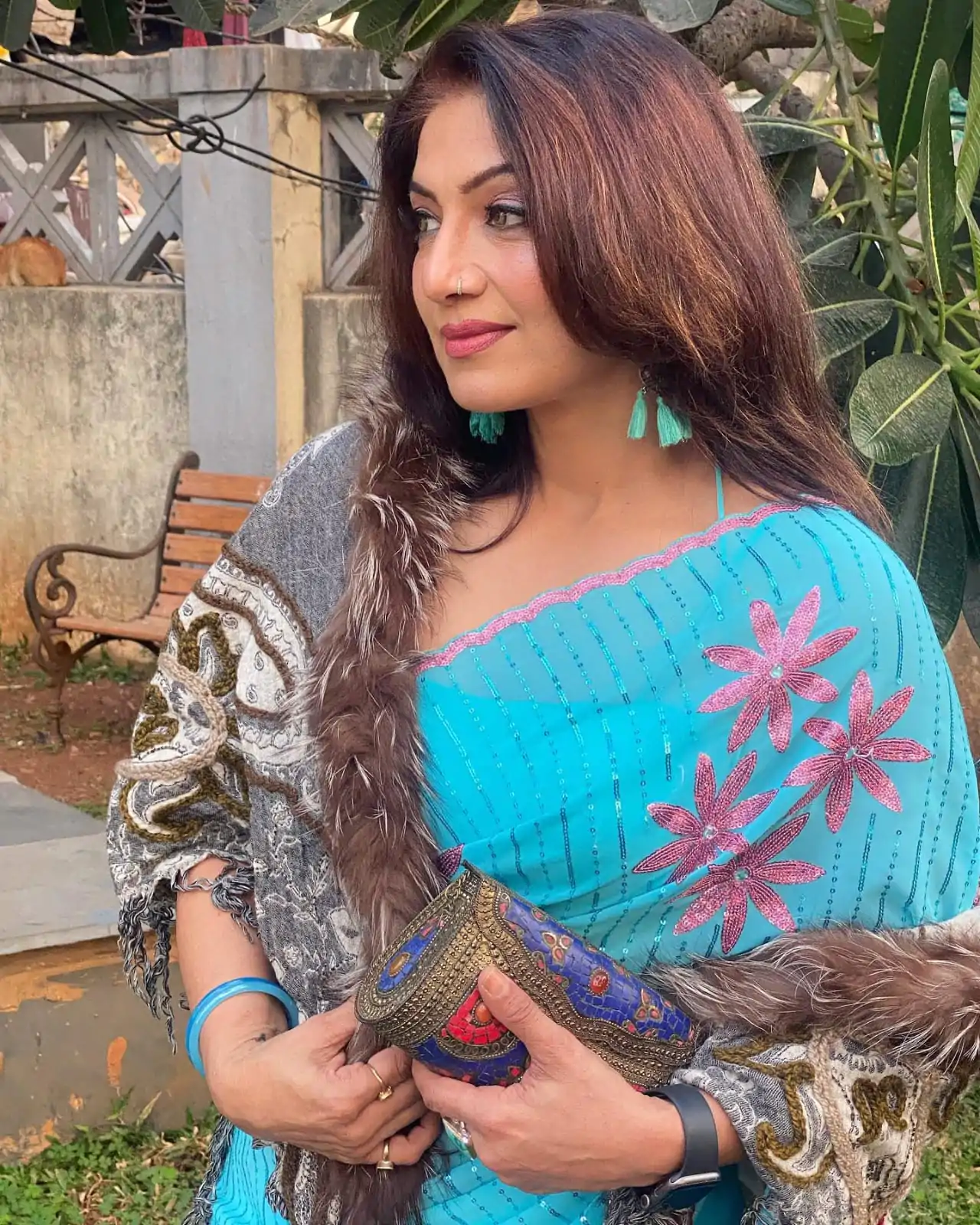 JR 623 Blue Color Georgette Embroidery Sequence Saree Casual, Wedding, Festive, Events Expected Delivery  4-6 Working Days @1799/- | Bollywood Sarees, Creative Sarees, Designer Sarees, Embroidered Sarees, Ethnic Saree, Party Wear Sarees, Sarees