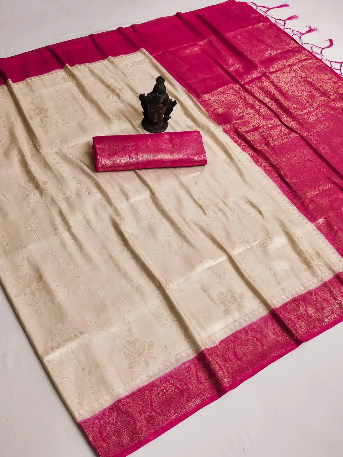 GK kanjivaram Golden Color Soft Silk Beautiful Rich Pallu All Over Saree Events Casual Wedding Festive . Expected Delivery  4-6 Working Days @1999/- | Bollywood Sarees, Creative Sarees, Designer Sarees, Embroidered Sarees, Ethnic Saree, Party Wear Sarees, Sarees