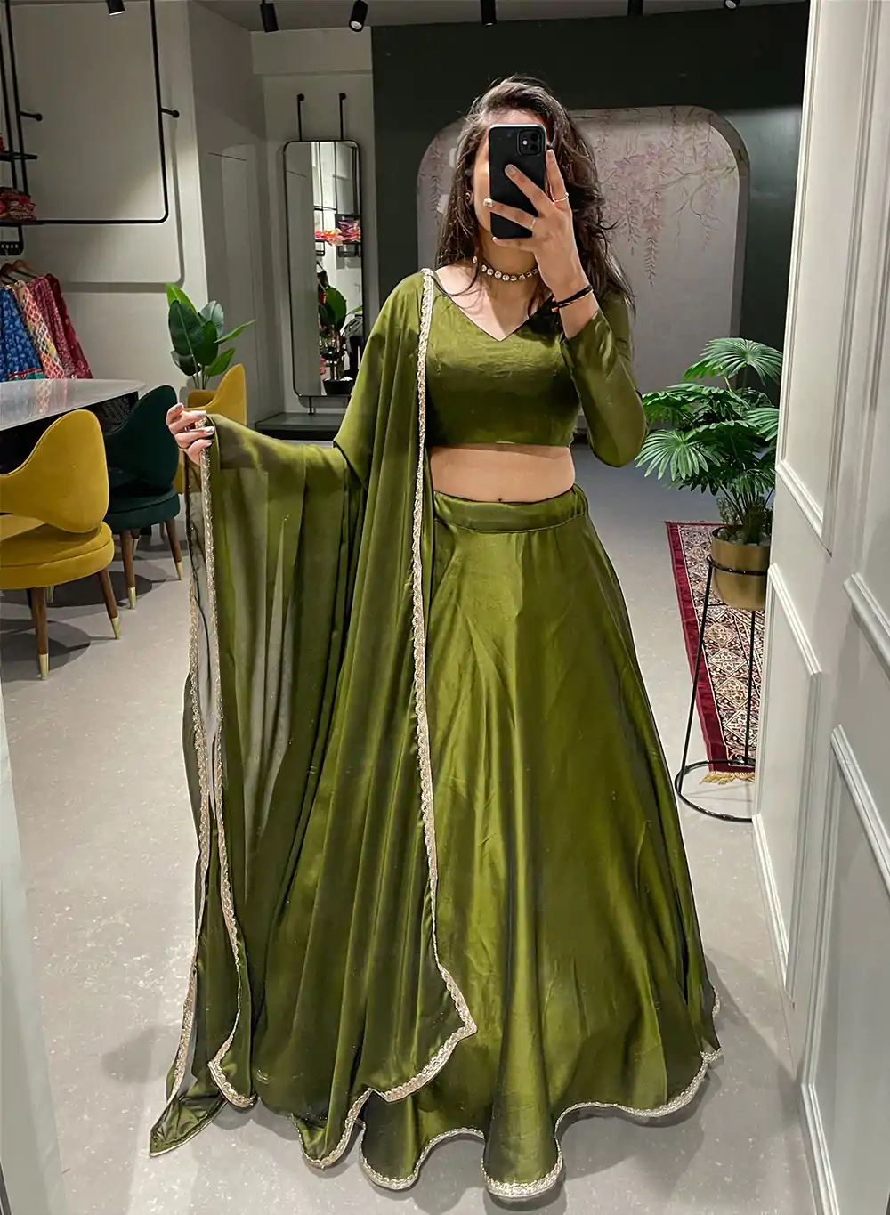 LNB 1227 Mahanadi Color Rangoli Silk Plain Lace Border  Lehenga Choli Traditional Wear, Festive, Party, Wedding, Events Expected 4-6 Working Days @1799/- | Creative Lehenga, Designer Lehenga, Embroidered Lehenga, Lehenga, Party Wear Lehenga