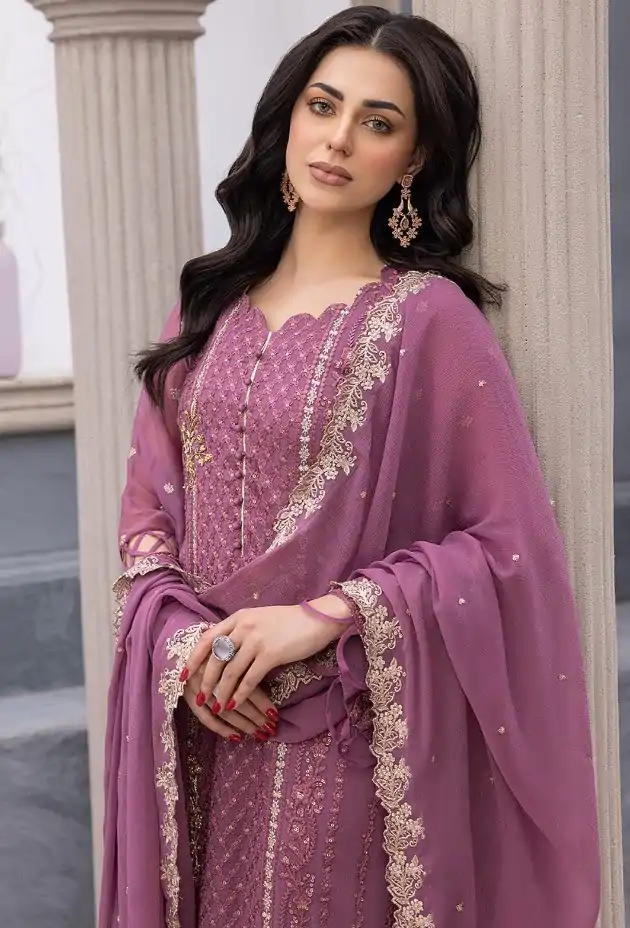 FC MARIA-A 1038 Purple Color Sequence Georgette Embroidery Salwar Suit Wedding, Party, Festive events, Expected Delivery 4-6 Working Days @2099 | Casual Suits, Creative suits, Designer Suits, Palazzo Suits, Party Wear Suits, Patiala Suits, Salwar suit, Straight Suits