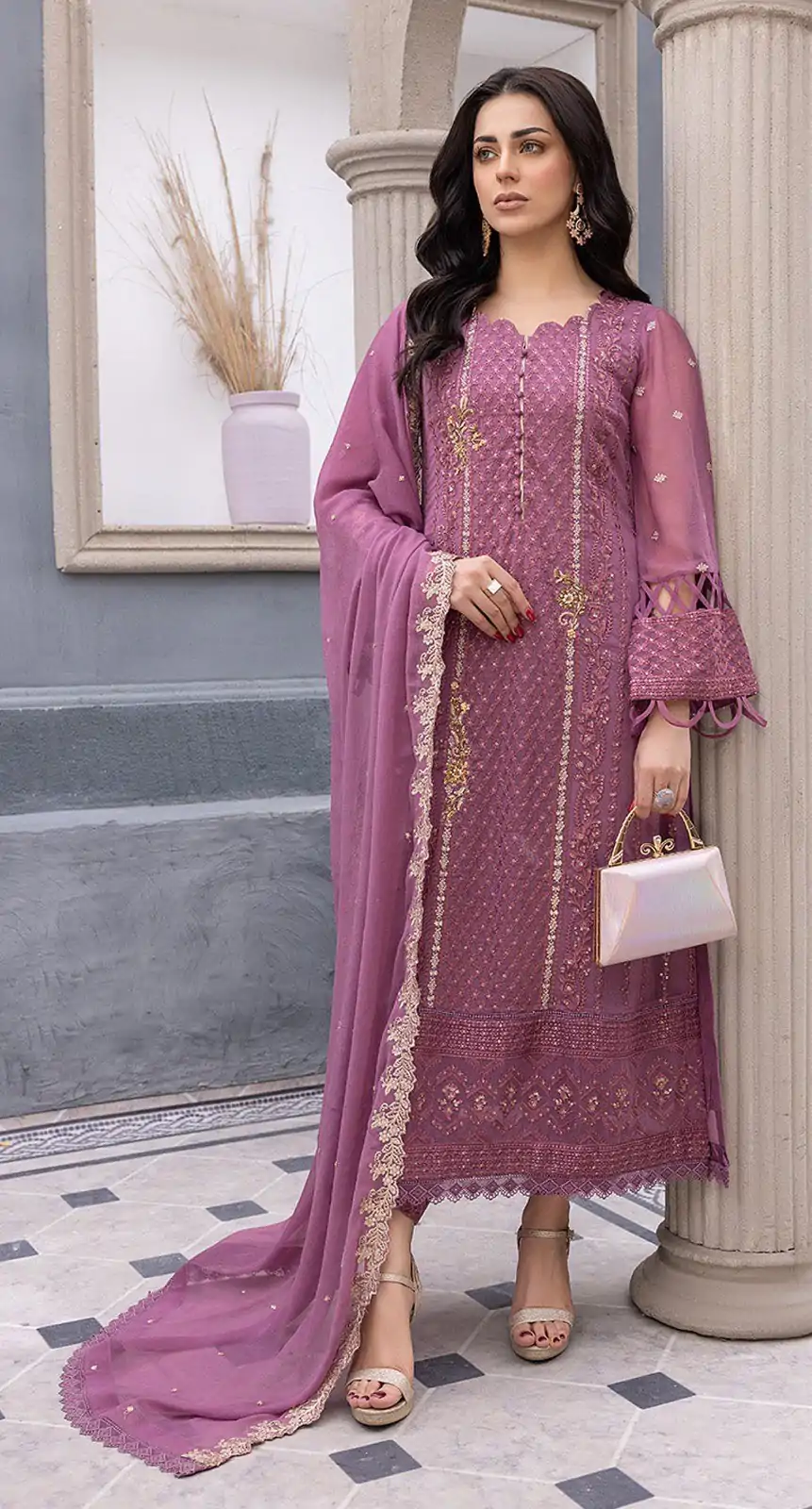 FC MARIA-A 1038 Purple Color Sequence Georgette Embroidery Salwar Suit Wedding, Party, Festive events, Expected Delivery 4-6 Working Days @2099 | Casual Suits, Creative suits, Designer Suits, Palazzo Suits, Party Wear Suits, Patiala Suits, Salwar suit, Straight Suits