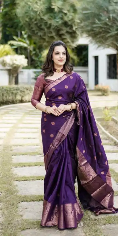 ES 8163 Royal Blue Color Soft Lichi Silk Butti Work Saree Casual, Wedding, Party, Festive, Events Etc. Expected Delivery 4-6 Working Days @1399/- | Bollywood Sarees, Creative Sarees, Designer Sarees, Embroidered Sarees, Ethnic Saree, Modern Digital sarees, Party Wear Sarees, Sarees