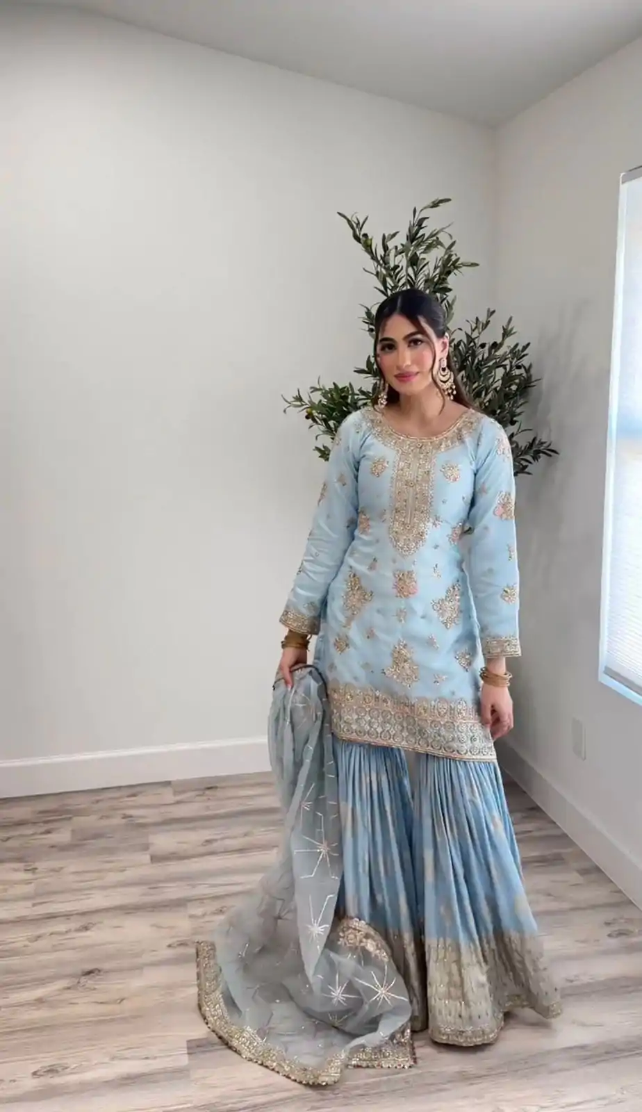 SSR 468 Light Blue Color Georgette Embroidery Sequence Salwar Suit Wedding, Party, Festive, Events Expected Delivery 4-6 Working Days @ 2149/- Only | Casual Suits, Creative suits, Designer Suits, Party Wear Suits, Salwar suit, Straight Suits