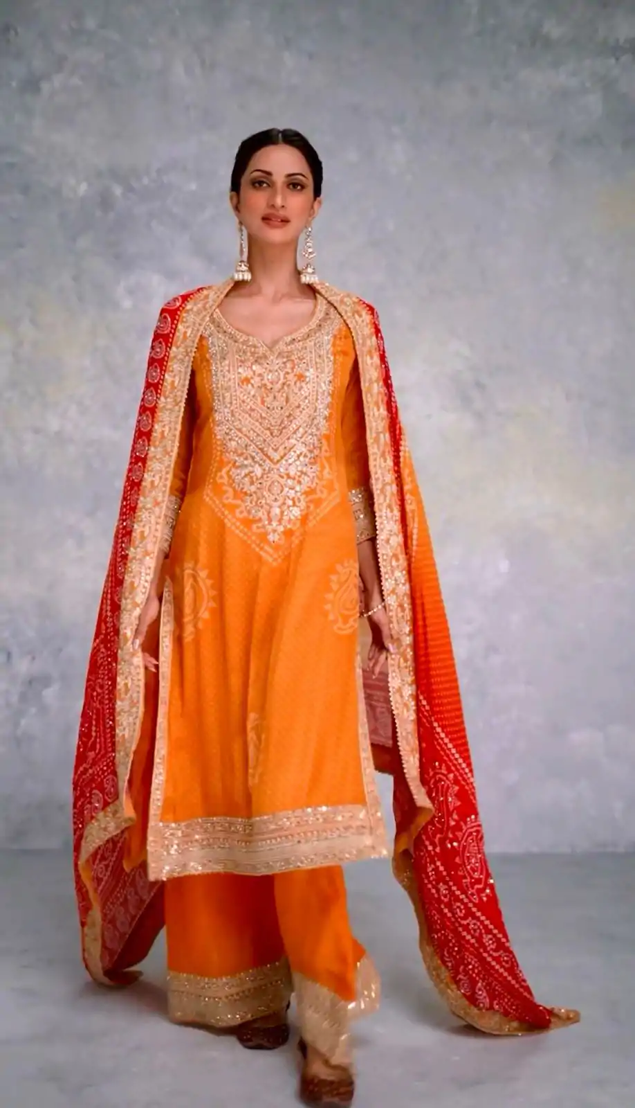 ZF 386 Yellow Color Chinnon Digital Printed Sequence Salwar Suit Casual, Wedding, Party, Events Etc. Expected Delivery 4-6 Working Days 2399/- | Jump Suits, Casual Suits, Creative suits, Designer Suits, Palazzo Suits, Party Wear Suits, Patiala Suits, Salwar suit, Straight Suits