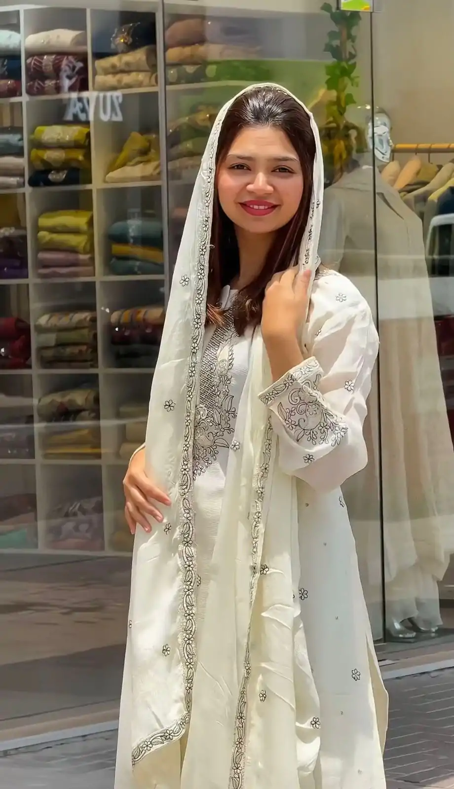 SSR 473 White Color Georgette Embroidery Sequence Salwar Suit Wedding, Party, Festive, Events Expected Delivery 4-6 Working Days @ 2099/- Only | Casual Suits, Creative suits, Designer Suits, Party Wear Suits, Salwar suit, Straight Suits