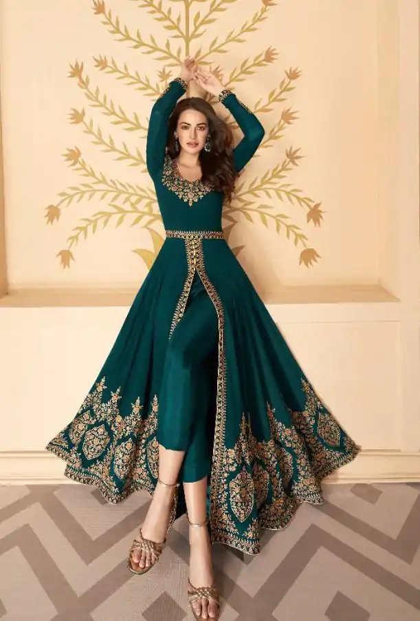 FC ASHIRWAD 7216 Color Georgette Embroidery Sharara Suit Wedding, Party, Festive Expected Delivery 4-6 Working Days  @2299/- | Jump Suits, Casual Suits, Creative suits, Designer Suits, Palazzo Suits, Party Wear Suits, Patiala Suits, Salwar suit, Straight Suits