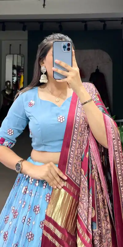 LNB 1733 Sky Blue Color Georgette Sequins Embroidery Lehenga Choli Festive Party Wedding, Events etc. Delivery 4-6 Working Days @4799/- | Creative Lehenga, Designer Lehenga, Embroidered Lehenga, Lehenga, Party Wear Lehenga