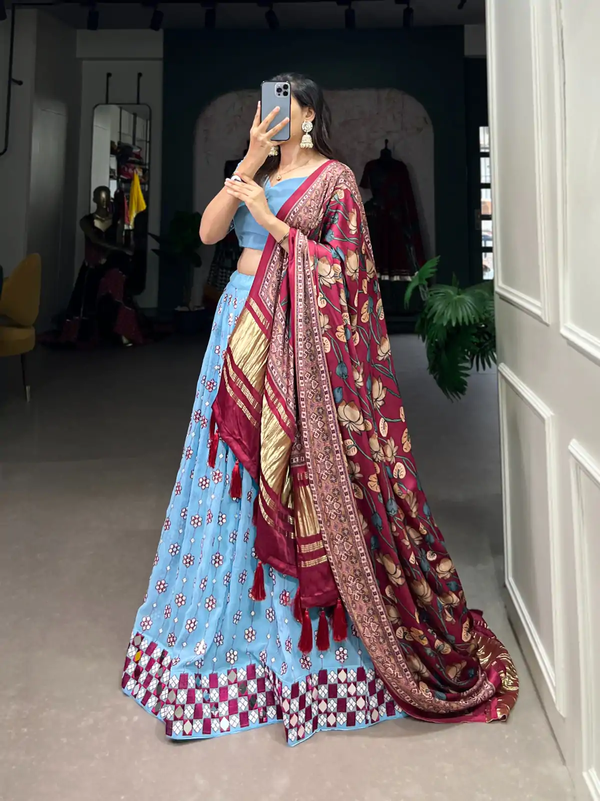 LNB 1733 Sky Blue Color Georgette Sequins Embroidery Lehenga Choli Festive Party Wedding, Events etc. Delivery 4-6 Working Days @4799/- | Creative Lehenga, Designer Lehenga, Embroidered Lehenga, Lehenga, Party Wear Lehenga