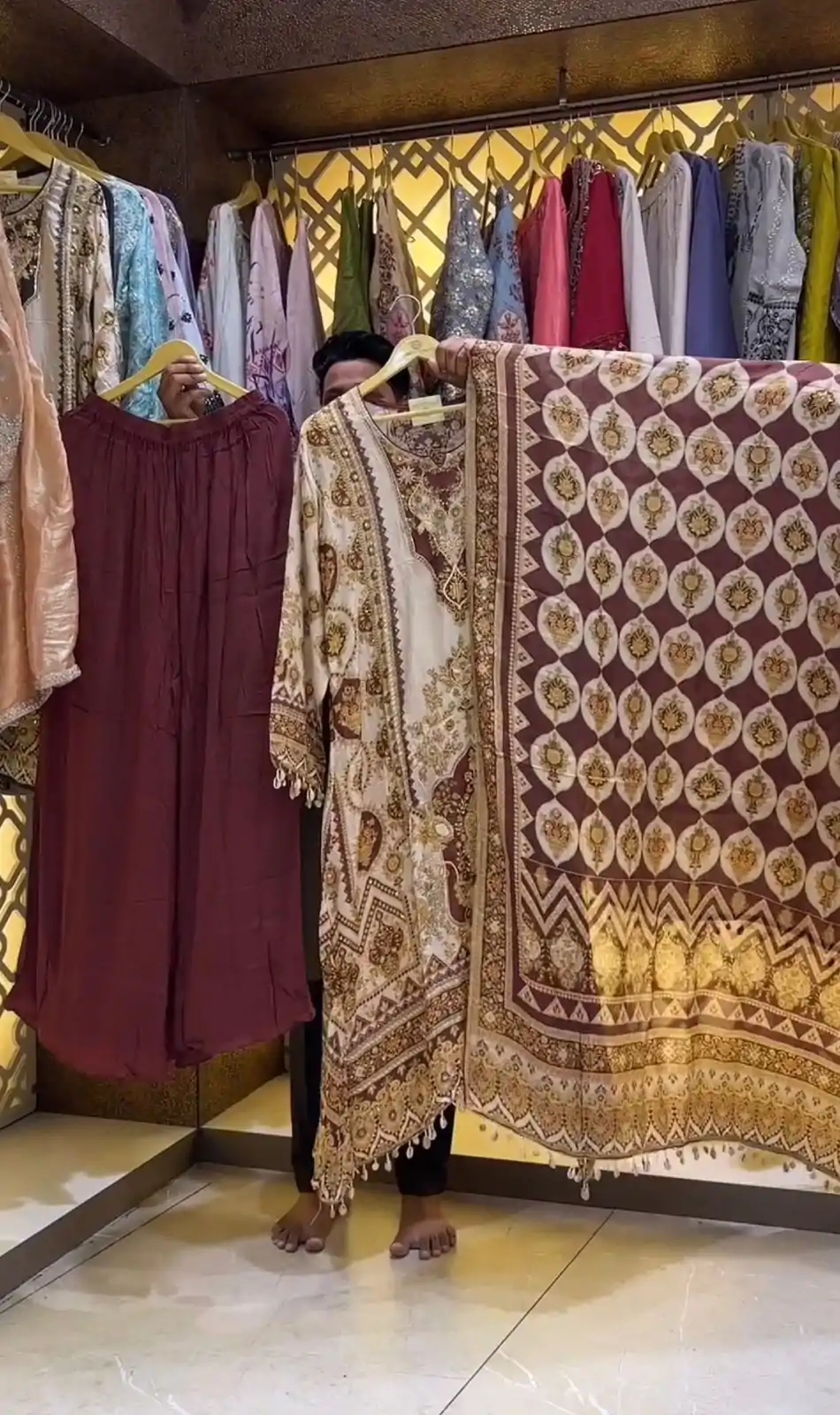 AD 166 Maroon Color Chinon Silk Digital Printed Work Sharara Suit Casual, Wedding, Party, Festive, Events Etc. Expected Delivery 4-6 Working Days @1949/- | Jump Suits, Casual Suits, Creative suits, Designer Suits, Palazzo Suits, Party Wear Suits, Patiala Suits, Salwar suit, Straight Suits