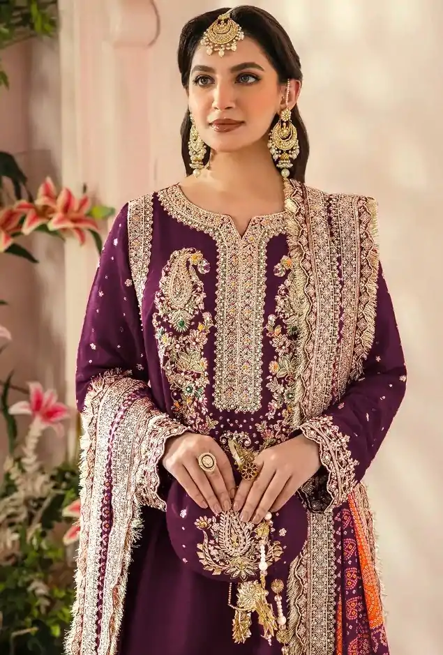 FC MARIA-A 1074 Purple Color Georgette Embroidery Work Salwar Suit Wedding, Party, Festive events, Expected Delivery  4-6 Working Days @2149 | Casual Suits, Creative suits, Designer Suits, Palazzo Suits, Party Wear Suits, Patiala Suits, Salwar suit, Straight Suits