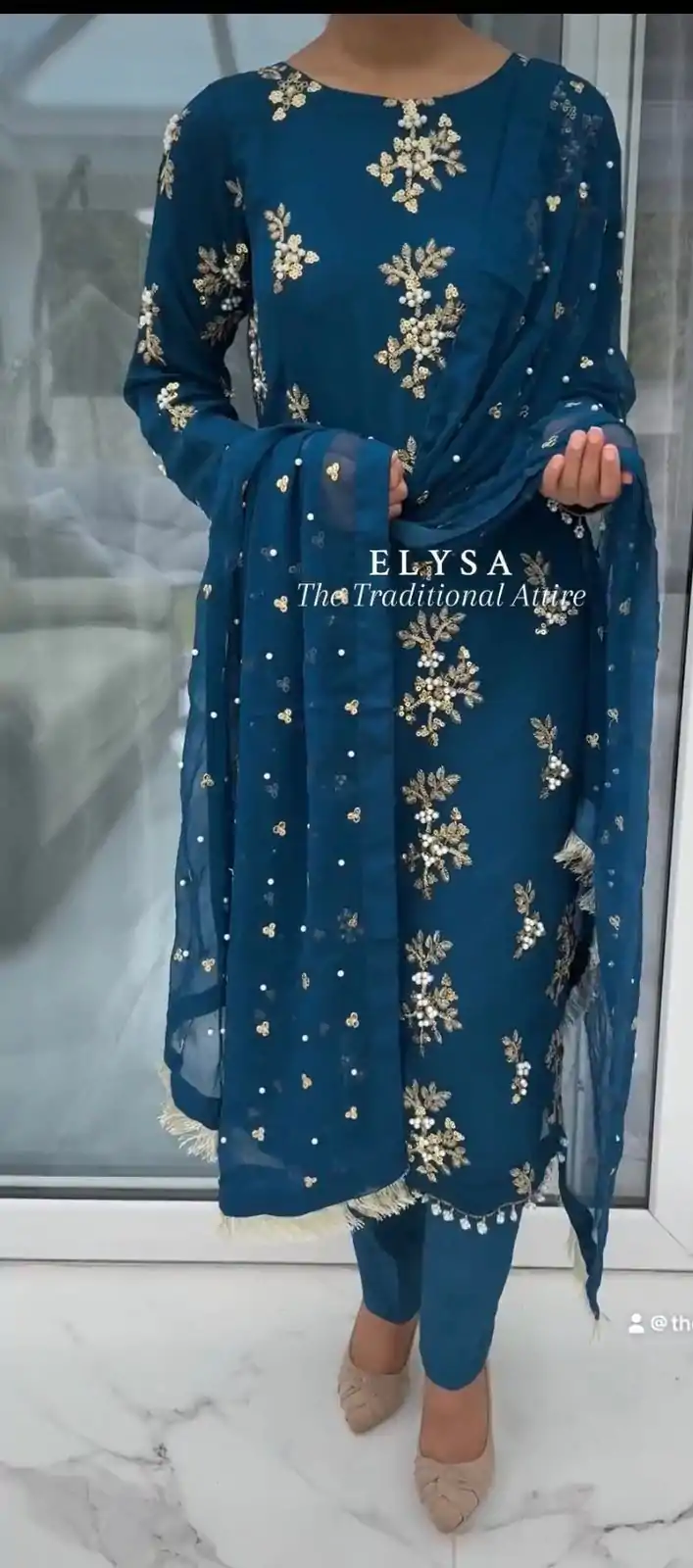 VLM 209 Blue Color Georgette Embroidery Sequence Salwar Suit Wedding, Party, Festive, Events Expected Delivery 4-6 Working Days @ 1999/- Only | Casual Suits, Creative suits, Designer Suits, Party Wear Suits, Salwar suit, Straight Suits