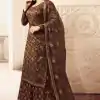FC L.t 5406 Coffee Color Jacquard Silk Georgette Diamond Sharara Suit Wedding, Party, Festive Expected Delivery 4-6 Working Days  @2999/- | Jump Suits, Casual Suits, Creative suits, Designer Suits, Palazzo Suits, Party Wear Suits, Patiala Suits, Salwar suit, Straight Suits