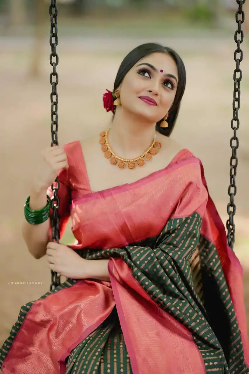 DDF Green Color Soft Lichi Silk Ordinary Design Rich Pallu Saree Casual, Party Wear, Events, Festivals Etc. Expected Delivery 4-6 Working Days 1349/ | Bollywood Sarees, Creative Sarees, Designer Sarees, Embroidered Sarees, Ethnic Saree, Modern Digital sarees, Party Wear Sarees, Sarees
