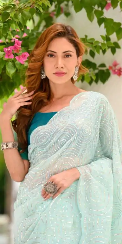 JR 622 Light Blue Color Georgette Sequence Work Casual, Party Wear, Wedding, Events Etc. Expected Delivery 4-6 Working Days @1849/- | Bollywood Sarees, Creative Sarees, Designer Sarees, Embroidered Sarees, Ethnic Saree, Party Wear Sarees, Sarees