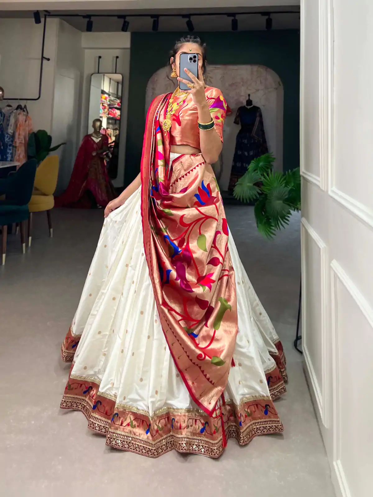 LNB 2005 White Jacquard Silk Weaving Zari Lehenga Choli Festive Party Wedding, Events etc. Delivery 4-6 Working Days @3499/- | Bollywood Lehenga, Creative Lehenga, Designer Lehenga, Embroidered Lehenga, Lehenga, Party Wear Lehenga