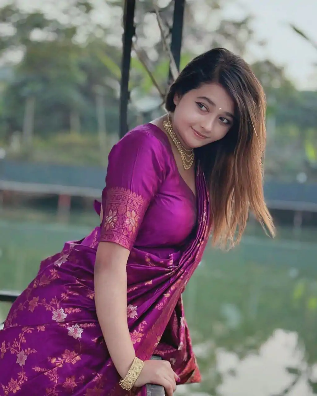 DDF Purple Flower Color Banarasi Soft Silk Ordinary Design Saree Casual, Party Wear, Events, Festivals Etc. Expected Delivery 4-6 Working Days 1499/- Only | Bollywood Sarees, Creative Sarees, Designer Sarees, Embroidered Sarees, Ethnic Saree, Modern Digital sarees, Party Wear Sarees, Sarees