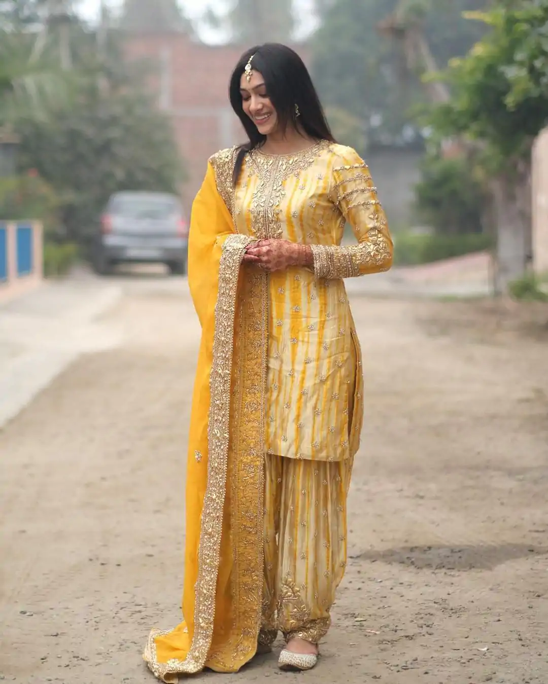 SSR 480 Yellow Color Chinnon Embroidery Sequence Salwar Suit Wedding, Party, Festive, Events Expected Delivery 4-6 Working Days @ 2499/- | Jump Suits, Casual Suits, Creative suits, Designer Suits, Palazzo Suits, Party Wear Suits, Patiala Suits, Salwar suit, Straight Suits