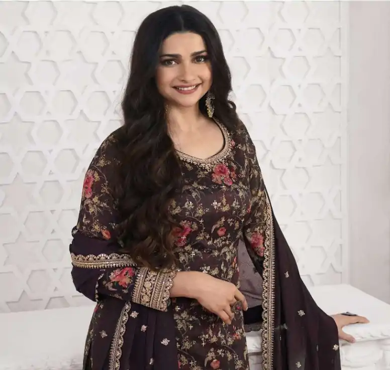 FC Swara 65583 Coffee Color Vichitra Digital Print Embroidery Salwar Suit Wedding, Party, Festive events, etc.  Expected Delivery  4-6 Working Days @2699/- | Jump Suits, Casual Suits, Creative suits, Designer Suits, Palazzo Suits, Party Wear Suits, Patiala Suits, Salwar suit, Straight Suits