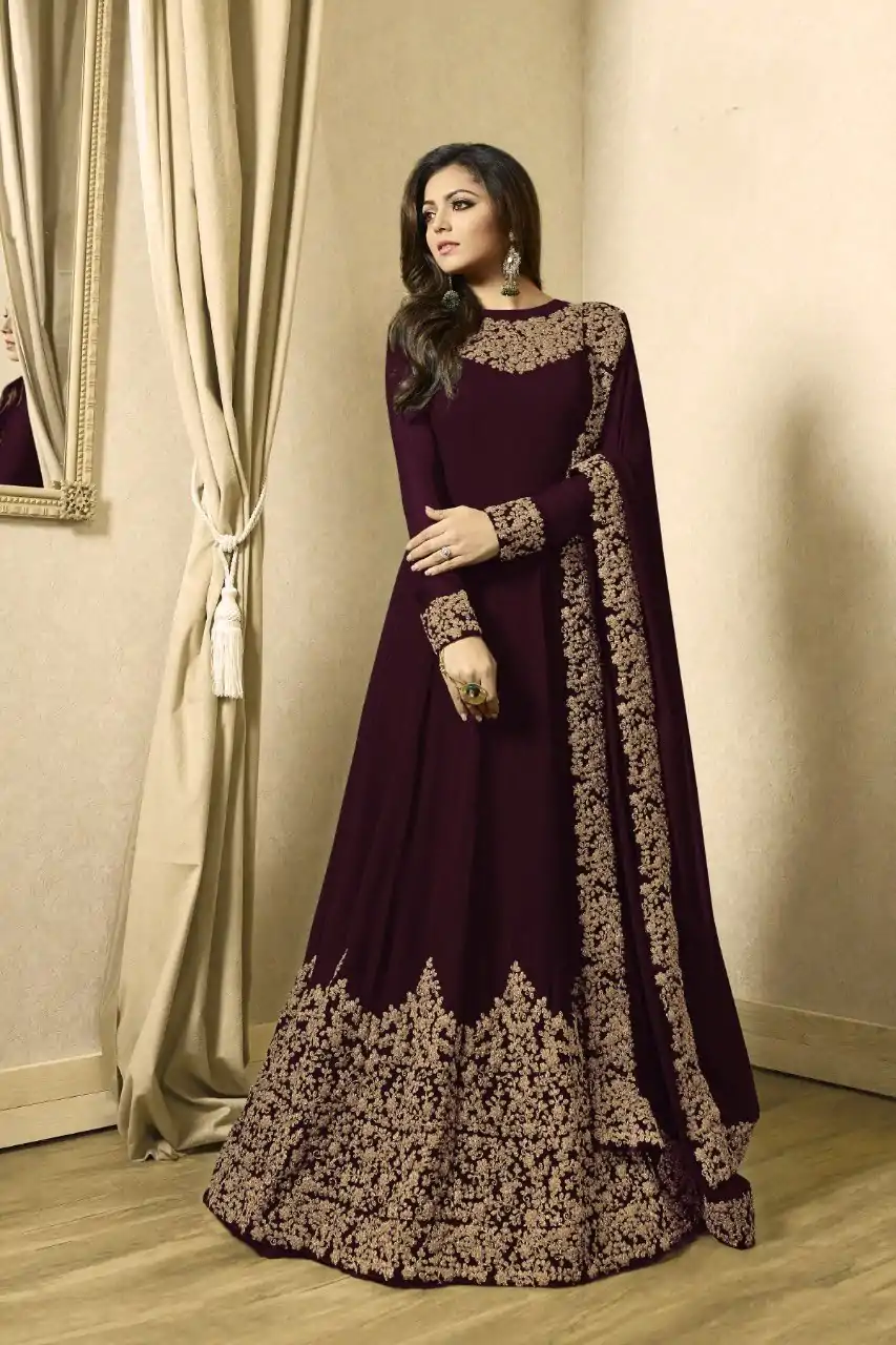 FC TL 1701 Maroon Color Georgette Cording Embroidery Sharara Suit Wedding, Party, Festive Expected Delivery 4-6 Working Days  @1749/- | Jump Suits, Casual Suits, Creative suits, Designer Suits, Palazzo Suits, Party Wear Suits, Patiala Suits, Salwar suit, Straight Suits