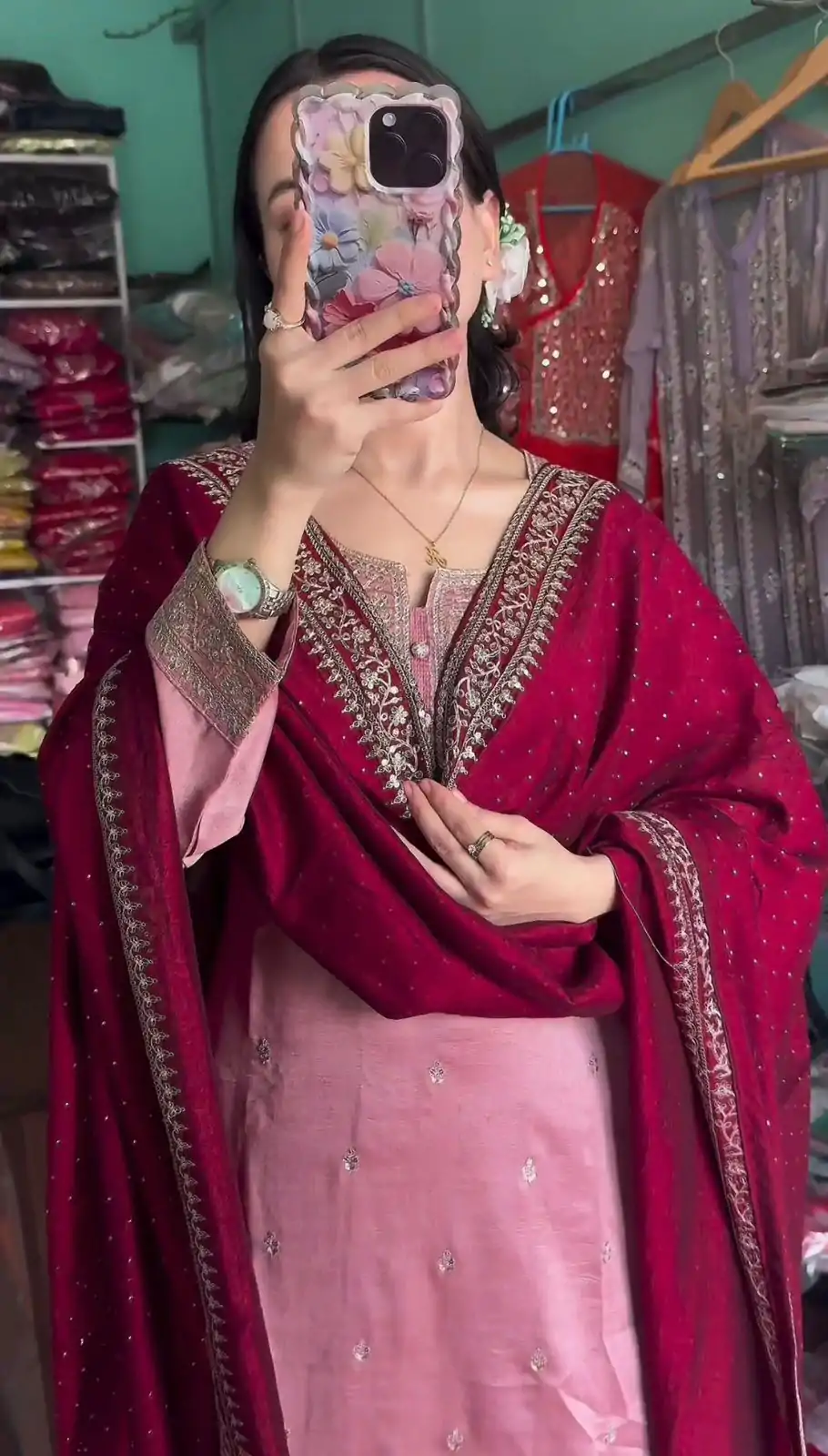 SRK 5140 Peach Color Pure Chinnon Silk Embroidery Sequence Salwar Suit Wedding, Party, Festive, Events Expected Delivery 4-6 Working Days @ 1899/- | Jump Suits, Casual Suits, Creative suits, Designer Suits, Palazzo Suits, Party Wear Suits, Patiala Suits, Salwar suit, Straight Suits
