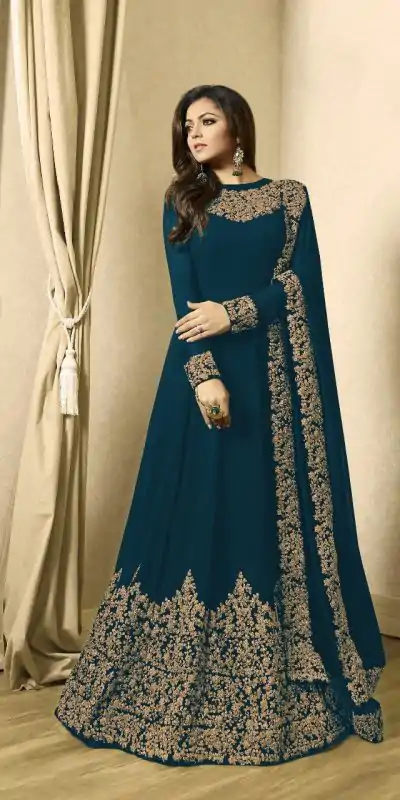 FC TL 1701 Peacock Blue Color Georgette Cording Embroidery Sharara Suit Wedding, Party, Festive Expected Delivery 4-6 Working Days  @1749/- | Jump Suits, Casual Suits, Creative suits, Designer Suits, Palazzo Suits, Party Wear Suits, Patiala Suits, Salwar suit, Straight Suits