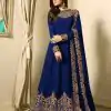 FC TL 1701 Royal Blue Color Georgette Cording Embroidery Sharara Suit Wedding, Party, Festive Expected Delivery 4-6 Working Days  @1749/- | Jump Suits, Casual Suits, Creative suits, Designer Suits, Palazzo Suits, Party Wear Suits, Patiala Suits, Salwar suit, Straight Suits