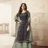 FC L.t 5401 Blue Color Jacquard Silk Georgette Diamond Sharara Suit Wedding, Party, Festive Expected Delivery 4-6 Working Days  @2999/- | Designer Suits, Jump Suits, Casual Suits, Creative suits, Palazzo Suits, Party Wear Suits, Patiala Suits, Salwar suit, Straight Suits