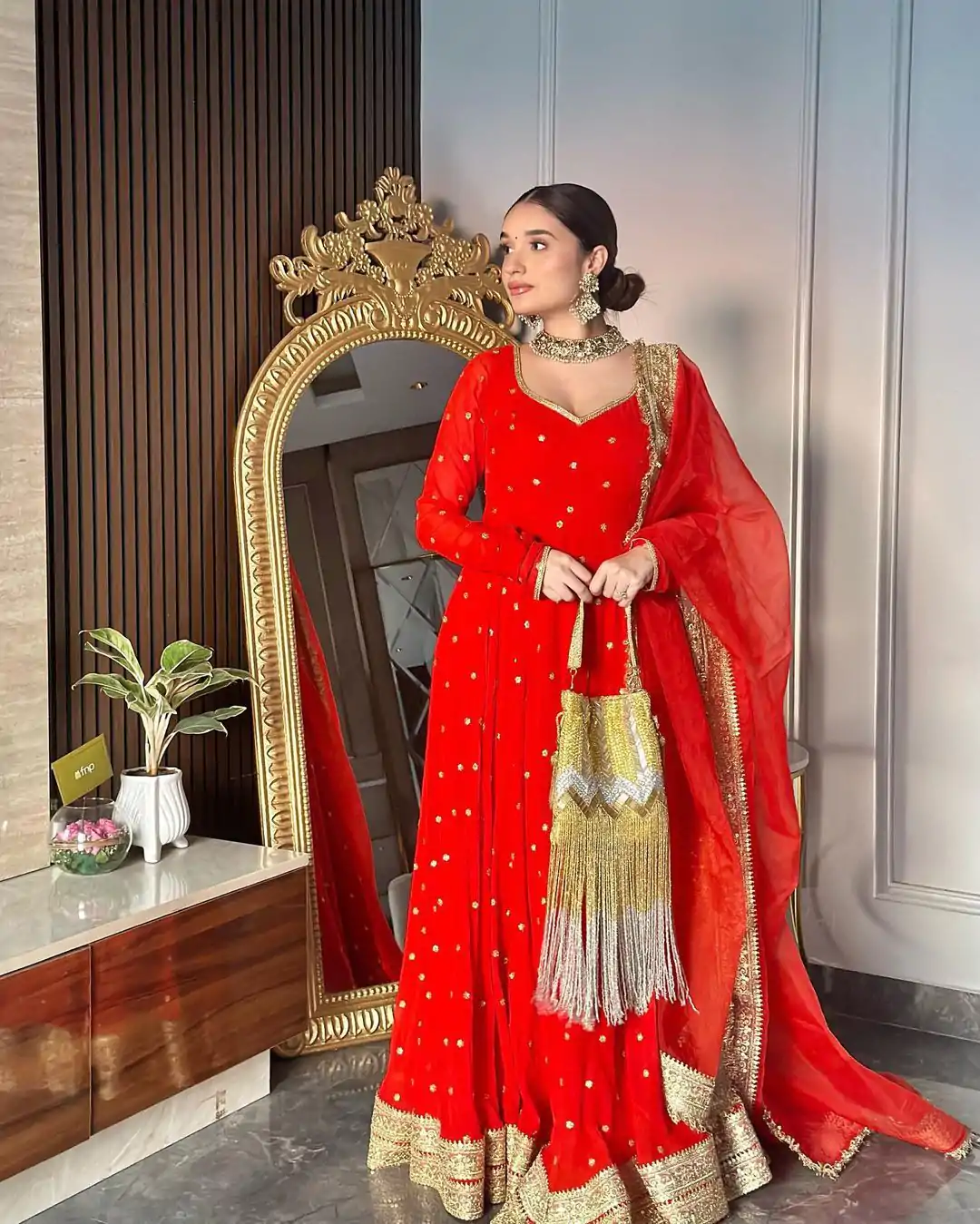 RTC 5652 Red Color Georgette Thread Sequence Anarkali Suit Casual, Wedding, Party, Festive, Events. Expected Delivery 4-6 Working Days @2149/- | Anarkali Suits, Bollywood Anarkali, Creative-Anarkali, Designer Anarkali, Embroidered Anarkali, Party Wear Anarkali