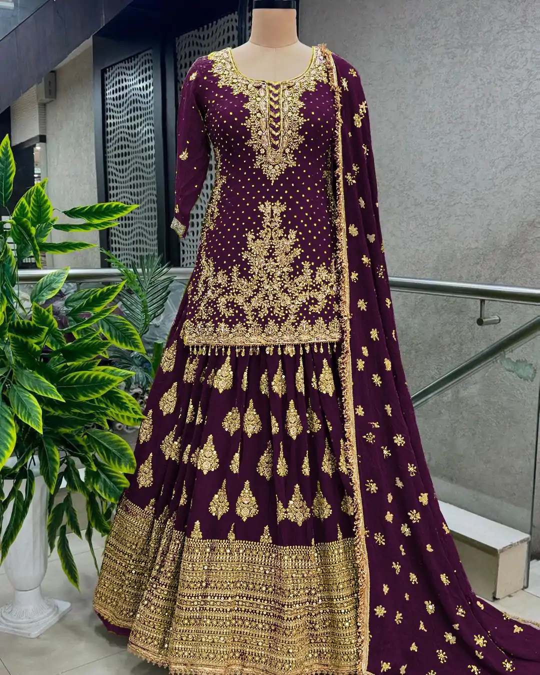 NSR 806 Wine Color Pure Chinnon Silk Embroidery Lehenga Choli Casual, Party Festive, Events Etc. Expected Delivery 4-6 Working Days @2199/- | Bollywood Lehenga, Creative Lehenga, Designer Lehenga, Embroidered Lehenga, Lehenga, Party Wear Lehenga, Straight Suits