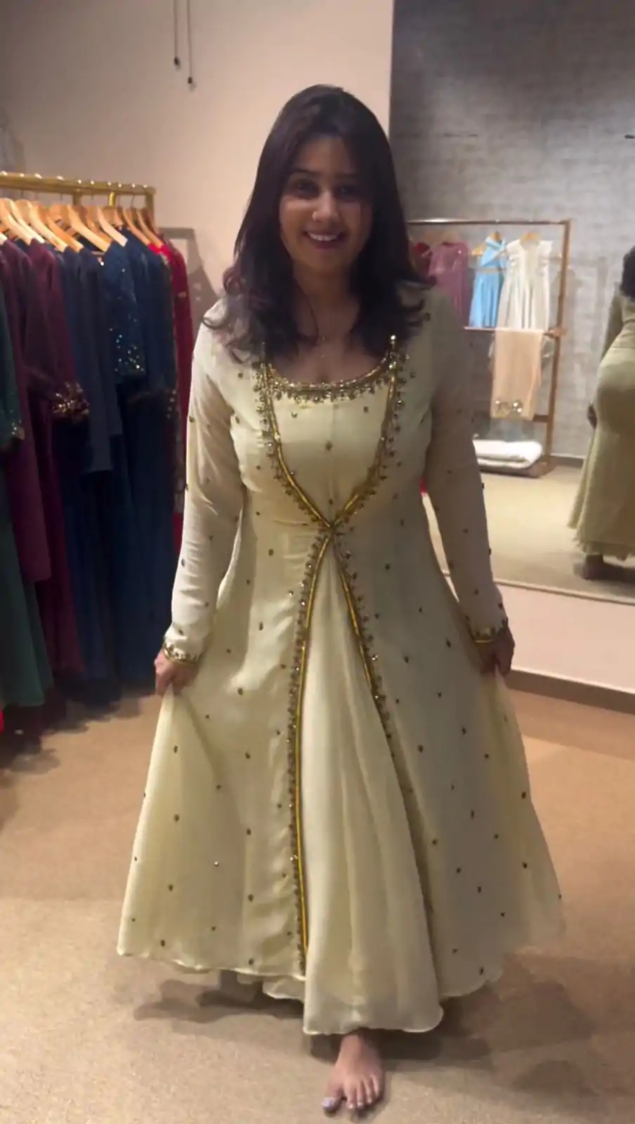RTC 5704 Cream Color Georgette Thread Sequence Work Salwar Suit Wedding, Party, Festive, Events Etc. Expected Delivery 4-6 Working Days @1849/- | Jump Suits, Casual Suits, Creative suits, Designer Suits, Palazzo Suits, Party Wear Suits, Patiala Suits, Salwar suit, Straight Suits