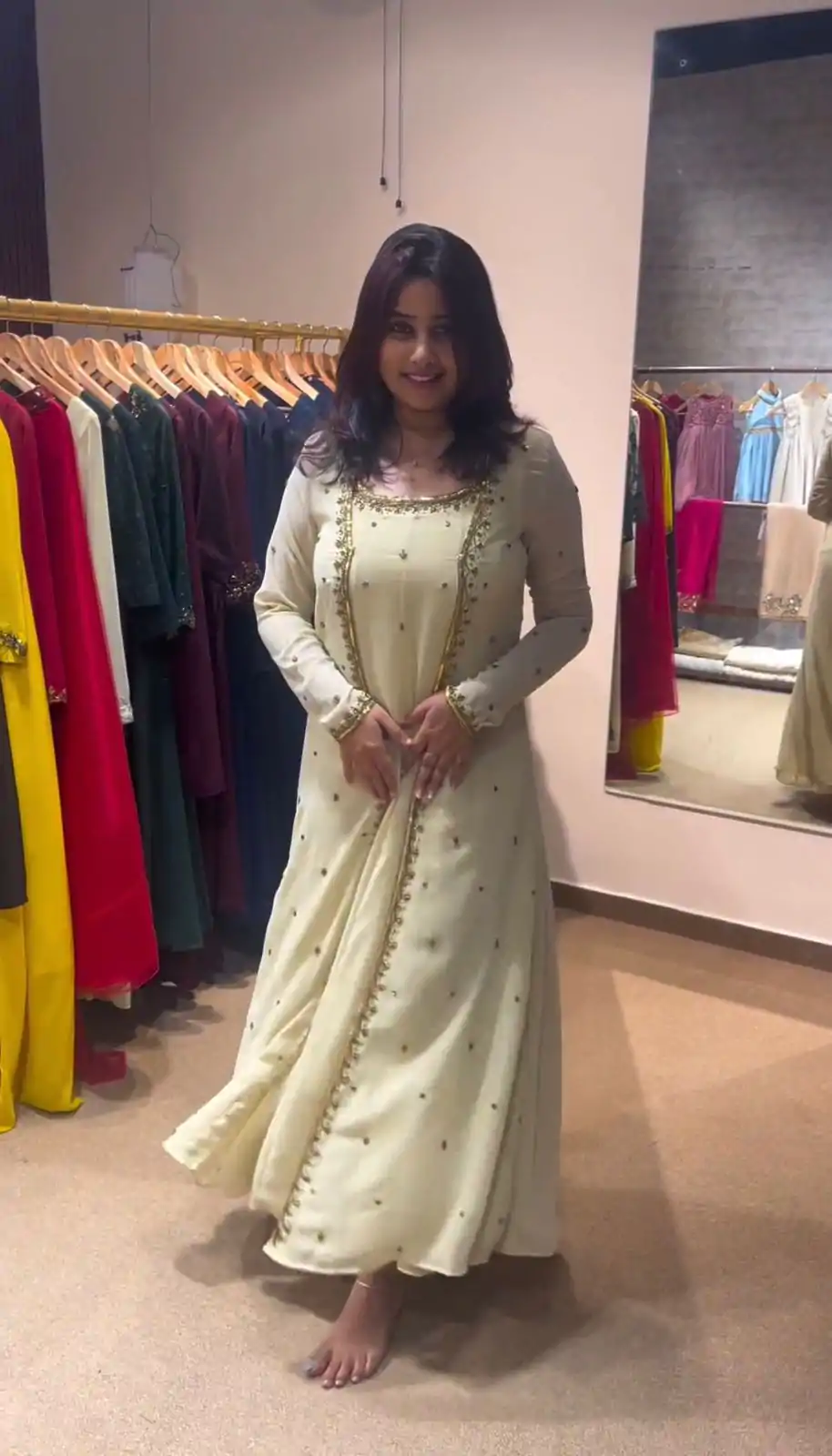 RTC 5704 Cream Color Georgette Thread Sequence Work Salwar Suit Wedding, Party, Festive, Events Etc. Expected Delivery 4-6 Working Days @1849/- | Jump Suits, Casual Suits, Creative suits, Designer Suits, Palazzo Suits, Party Wear Suits, Patiala Suits, Salwar suit, Straight Suits