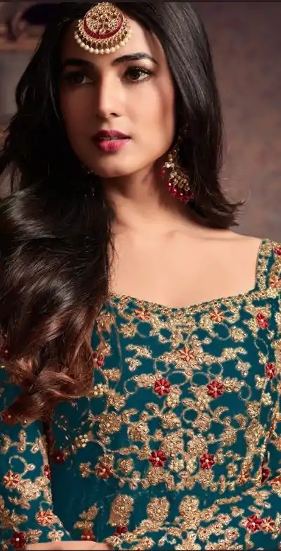 FC 5608 Peacock Blue Color Heavy Net Embroidery Sequence Salwar Suit Wedding, Party, Festive events, etc. Expected Delivery 4-6 Working Days @3199/- | Jump Suits, Casual Suits, Creative suits, Designer Suits, Palazzo Suits, Party Wear Suits, Patiala Suits, Salwar suit, Straight Suits