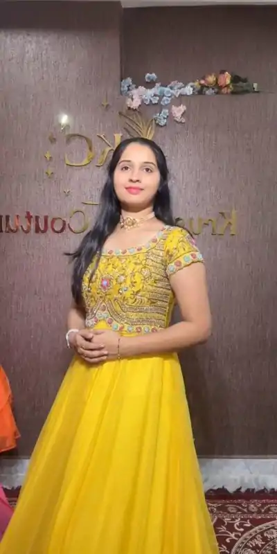 PC 374 Yellow Color Fox Georgette Embroidery Thread Work Gown Casual, Party Wear, Events, Festivals Wear Etc. Expected Delivery 4-6 Working Days @1799/- | Bollywood Gowns, Creative Gowns, Designer Gowns, Embroidered Gowns, Gowns, Party Wear Gowns