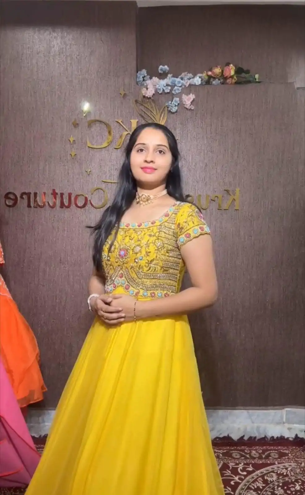 PC 374 Yellow Color Fox Georgette Embroidery Thread Work Gown Casual, Party Wear, Events, Festivals Wear Etc. Expected Delivery 4-6 Working Days @1799/- | Bollywood Gowns, Creative Gowns, Designer Gowns, Embroidered Gowns, Gowns, Party Wear Gowns