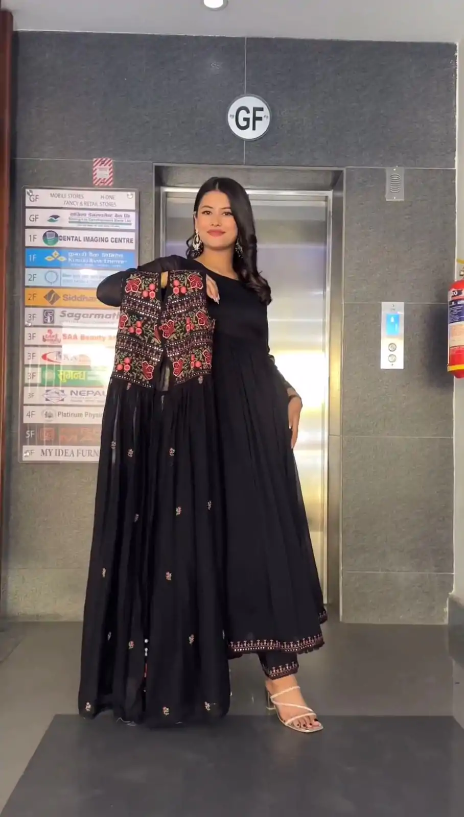 RTC 5714 Black Color Foix Georgette Thread Sequence Salwar Suit Wedding, Party, Festive, Events Etc. Expected Delivery 4-6 Working Days @2199/- | Casual Suits, Creative suits, Designer Suits, Palazzo Suits, Party Wear Suits, Patiala Suits, Salwar suit, Straight Suits