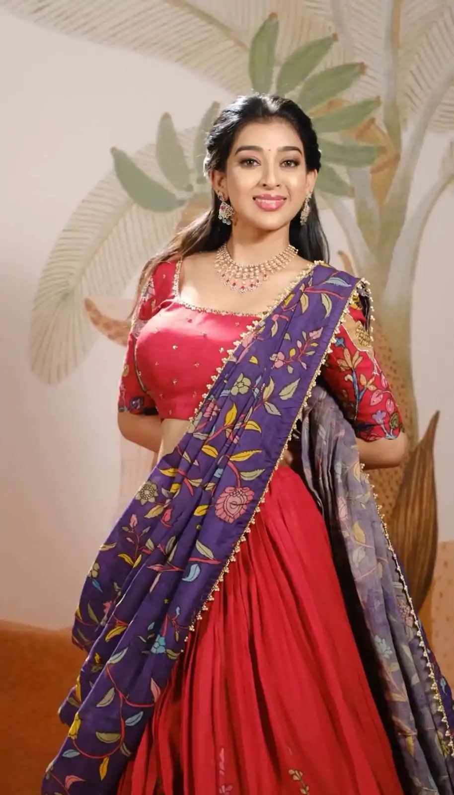 PC 376 Red Color Chant Crepe Kalamkari Printed Lehenga Choli Casual, Party Wear, Events, Festivals Wear Expected Delivery 4-6 Working Days @2099/- | Bollywood Lehenga, Creative Lehenga, Designer Lehenga, Embroidered Lehenga, Lehenga, Party Wear Lehenga