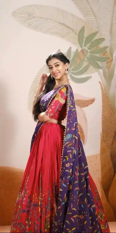 PC 376 Red Color Chant Crepe Kalamkari Printed Lehenga Choli Casual, Party Wear, Events, Festivals Wear Expected Delivery 4-6 Working Days @2099/- | Bollywood Lehenga, Creative Lehenga, Designer Lehenga, Embroidered Lehenga, Lehenga, Party Wear Lehenga