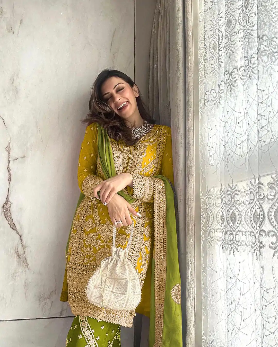 SSR 447 Yellow Color Georgette Embroidery Salwar Suit Wedding, Party, Festive, Events Expected Delivery 4-6 Working Days @ 2249/- Only | Casual Suits, Creative suits, Designer Suits, Party Wear Suits, Salwar suit, Straight Suits