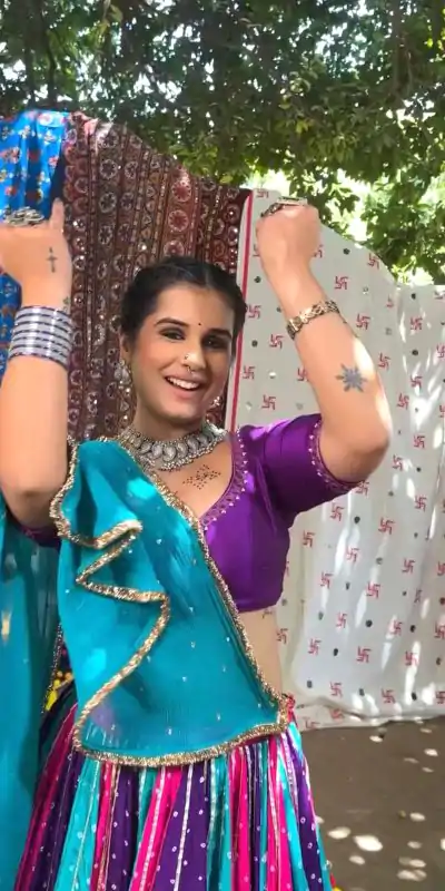 Ram 024 Blue Color Georgette Mirror Less khadi Print Lehenga Choli Casual, Wedding, Festive, Events Expected Delivery 4-6 Working Days @2649/- | Bollywood Lehenga, Creative Lehenga, Designer Lehenga, Embroidered Lehenga, Lehenga, Party Wear Lehenga