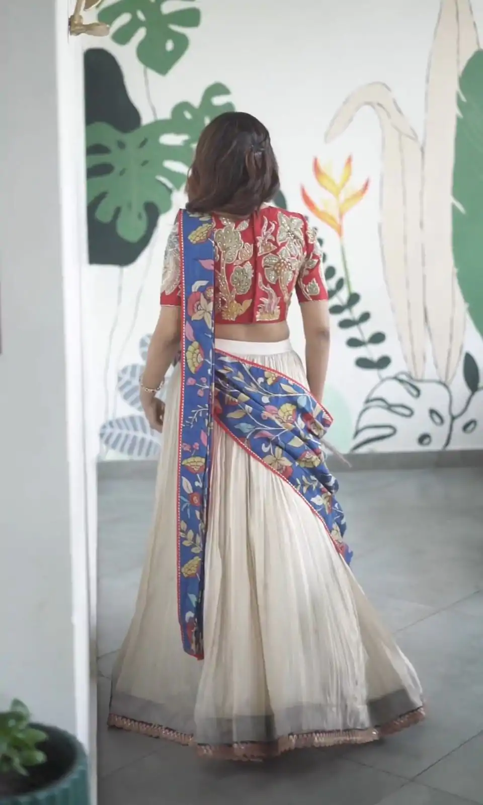 PC 362 White Color Chant Crepe Kalamkari Printed Diamond Lehenga Choli Casual, Party Wear, Events, Festivals Wear Expected Delivery 4-6 Working Days @2079/- | Bollywood Lehenga, Creative Lehenga, Designer Lehenga, Embroidered Lehenga, Lehenga, Party Wear Lehenga
