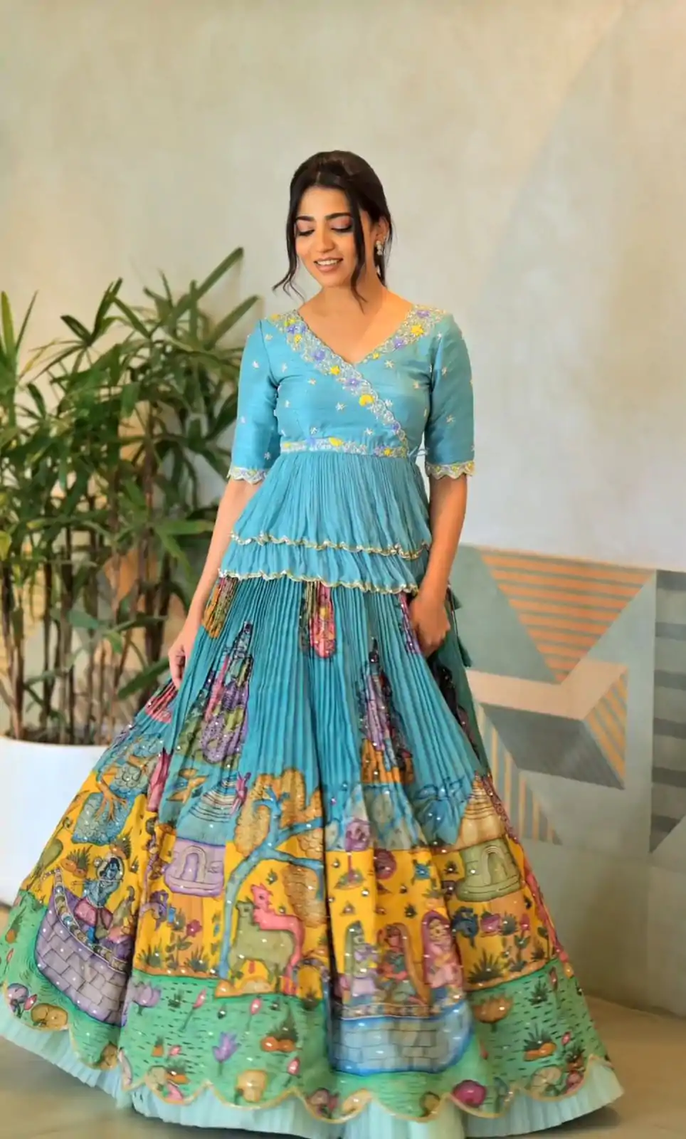 PC 373 Blue Color Chinon Embroidery Thread Work Lehenga Choli Casual, Party Wear, Events, Festivals Wear Expected Delivery 4-6 Working Days @2149/- | Bollywood Lehenga, Creative Lehenga, Designer Lehenga, Embroidered Lehenga, Lehenga, Party Wear Lehenga